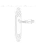 Brass handle on the back plate with Swarovski® crystals Golega