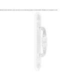 Brass handle with Swarovski® crystals Golega