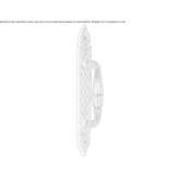 Brass handle with Swarovski® crystals Golega