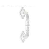 Mosiężny uchwyt z kryształami Swarovski® Golega