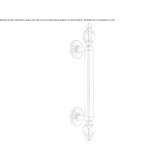 Brass handle with Swarovski® crystals Golega