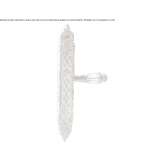 Brass handle on the back plate with Swarovski® crystals Golega