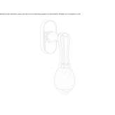 Brass window handle with a rose with Swarovski® crystals Golega