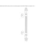 Mosiężny uchwyt z kryształami Swarovski® Golega
