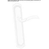 Brass handle on the back plate Golega