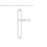 Brass handle on the back plate with Swarovski® crystals Golega