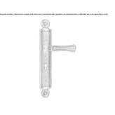 Deco brass door handle on the back plate Tarusa