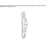 Mosiężny uchwyt z kryształami Swarovski® Arandas