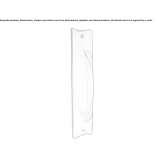 Brass pull handle Ashwell