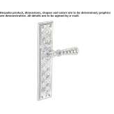 Brass handle on the back plate Nambucca