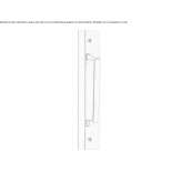 Brass pull handle Ashwell