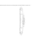 Brass handle with Swarovski® crystals Kacinar