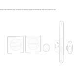 Zamak recessed door handle Ronse