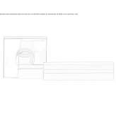 Nickel handle on the rosette Bodo