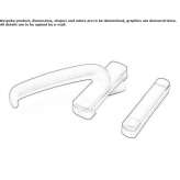 Universal latch with large handle Koper