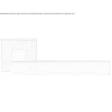 Stainless steel handle on a rosette Oconahua