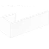 Brushed steel door handle Anopino