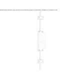 Cream-colored stainless steel lock Cesvaine