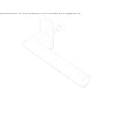Polyamide handle with polished finish Halls
