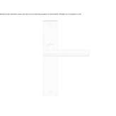 Klamka ze stali nierdzewnej na płycie tylnej Prusice