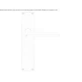 Nickel handle on the back plate Bodo