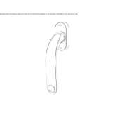 DK window handle with SmartBlock anti-burglary system Allkaj
