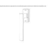 DK window handle with SmartBlock anti-burglary system Inverell
