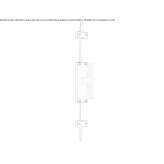 Cream-colored stainless steel lock Dikbiyik