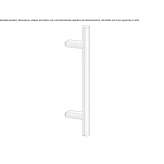Stainless steel pulling handle Kronoby