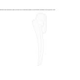 DK brass window handle on a rosette Cheto