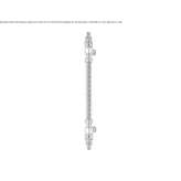Classic brass handle with Swarovski® crystals Sigeres