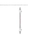 Brass handle in a classic style Soissons