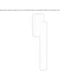 DK Zamak window handle Chapais