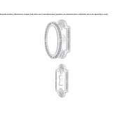 Chrome-plated brass door handle with lock Oldrisov