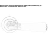 Crystal door handle Beblo