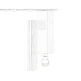 DK window handle made of stainless steel and wood with a lock Cesvaine