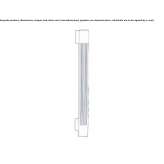 Handle in chrome-plated brass Eagleby
