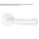 Crystal door handle Beblo