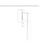DK Zamak window handle with a lock Ejby