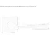 Klamka mosiężna na rozecie Vulpeni