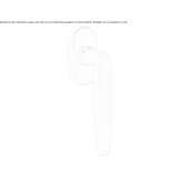 Klamka okienna DK, nikiel Bodo