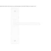 Klamka ze stali nierdzewnej na płycie tylnej Cicciano