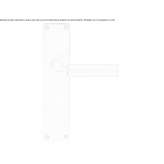 Nickel handle on the back plate Bodo