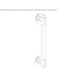 Brass pull handle Landivy