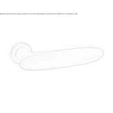 Mosiężna klamka do drzwi Roznava