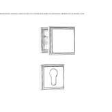 Brass handle with lock Piscinas