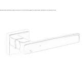 Brass door handle Lapio