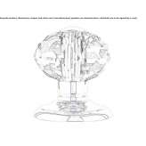 Door knob in chrome-plated brass with Swarovski® crystals Lindau