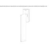 DK window handle with SmartBlock anti-burglary system Ouray