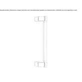 Handle in chrome-plated brass Uskup